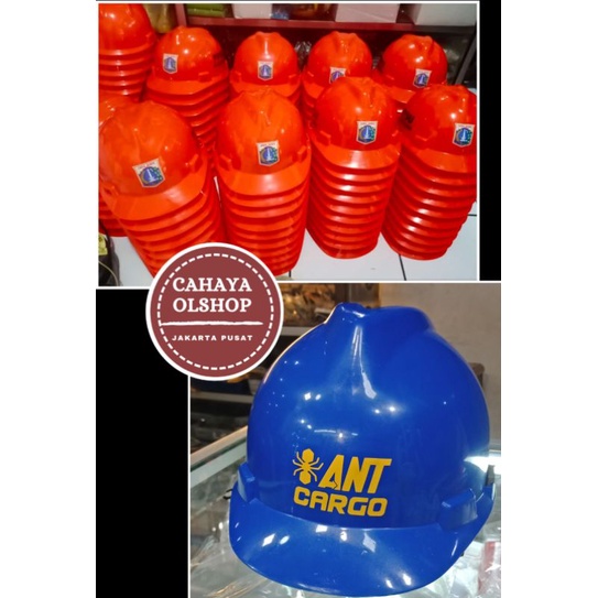HELM SAFETY HELM PROYEK custom LOGO