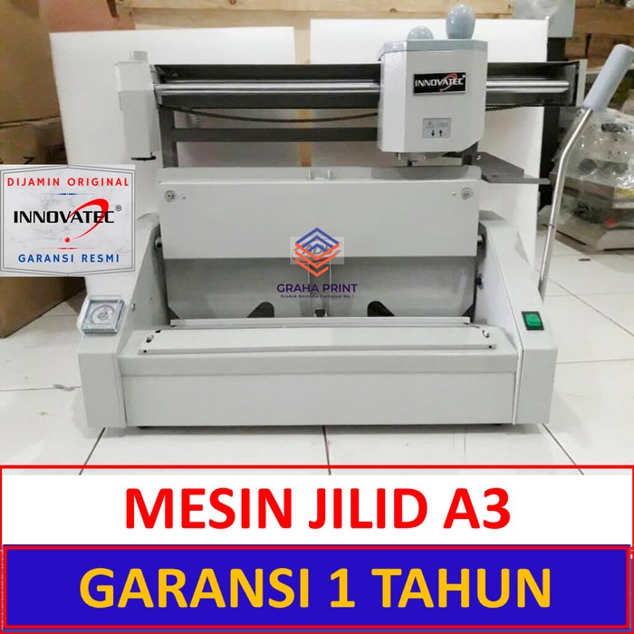 

Mesin Alat Jilid Binding Buku Lem Panas A3 460 Hot Melt Semi Manual