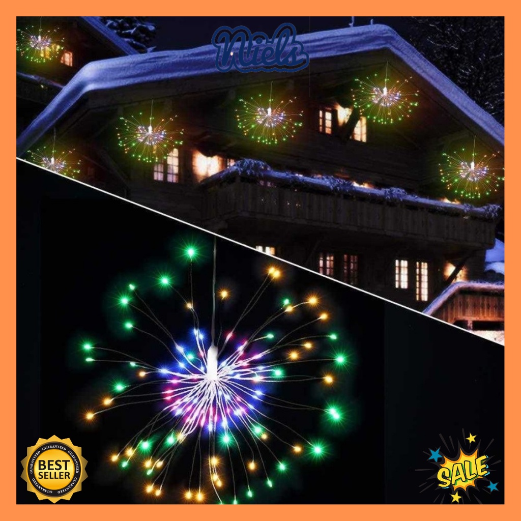 Lampu Hias Gantung Model Kembang Api Fireworks - Warna Random