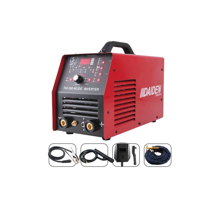 DAIDEN ACDC TIG 200 Mesin Las Travo Las Listrik Argon Stainless Welding Inverter