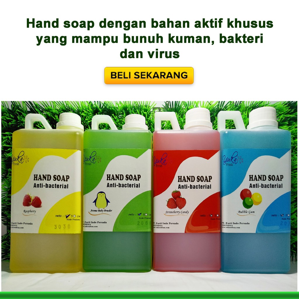 YUKA Sabun Cuci Tangan 1 Liter PREMIUM Hand Soap