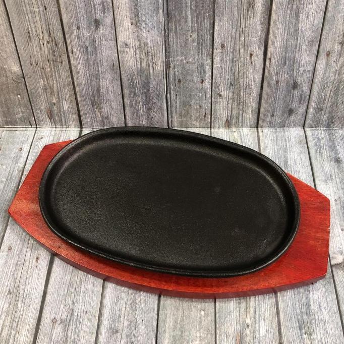 *****] Hot Plate SunRise Oval Besar