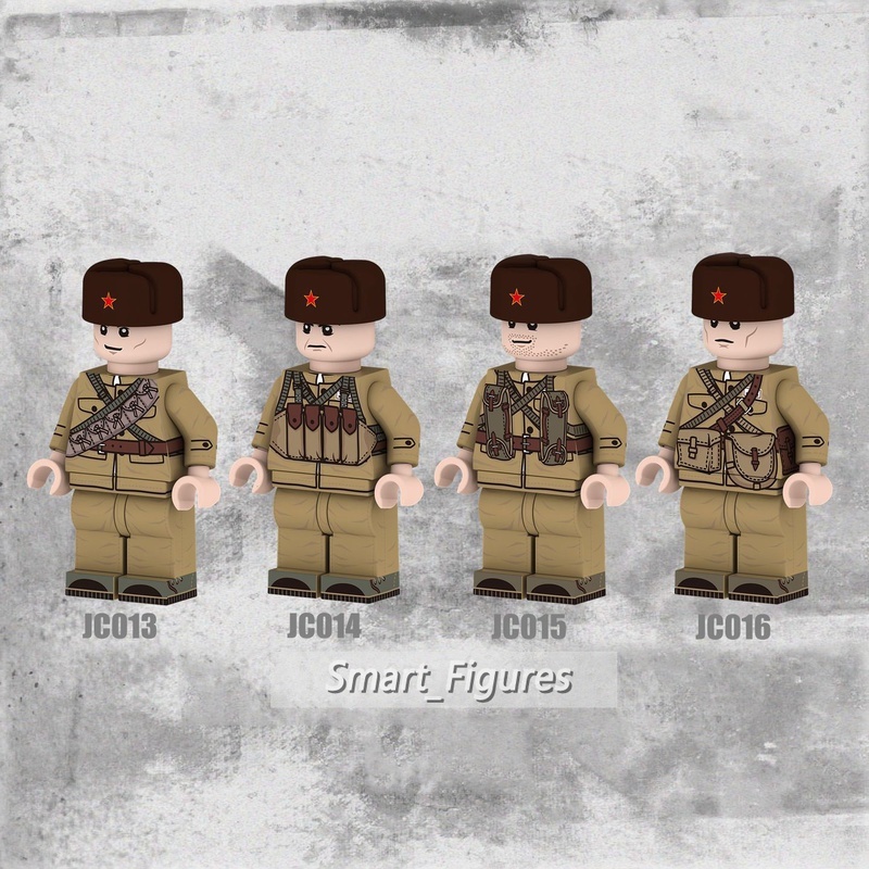 Mainan Action Figure Minifigures National Army Pisau Besar Team Eighth Route Army Volunteer Untuk Hadiah Anak Lakilaki