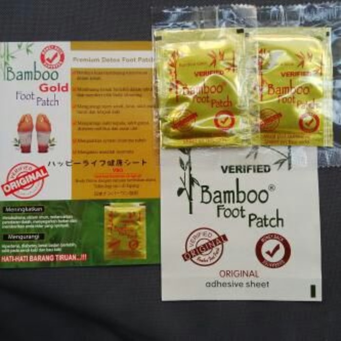 200 pasang Koyo Kaki Bamboo Gold Original  BAMBOO FOOT PATCH (V-Bos)