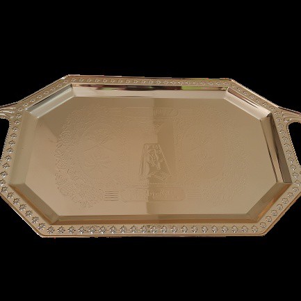 baki / nampan arab stainless gold