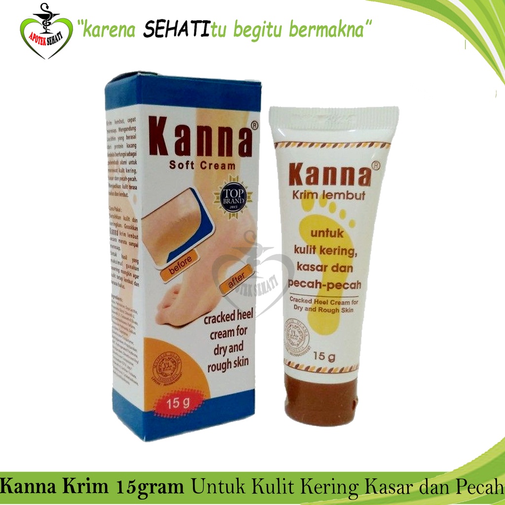 KANNA Soft Cream dan White Cream untuk Pelembab Kaki Pecah-Pecah Kanna Krim Kaki