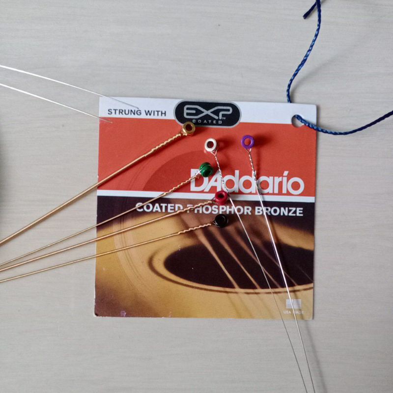 senar gitar daddario akustik 010 unpack, 1 set