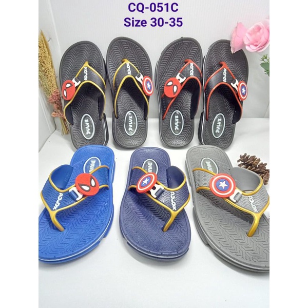 Sandal Jepit Dulux/ Sandal Dulux Laki-laki motif Spiderman kode CQ-051C