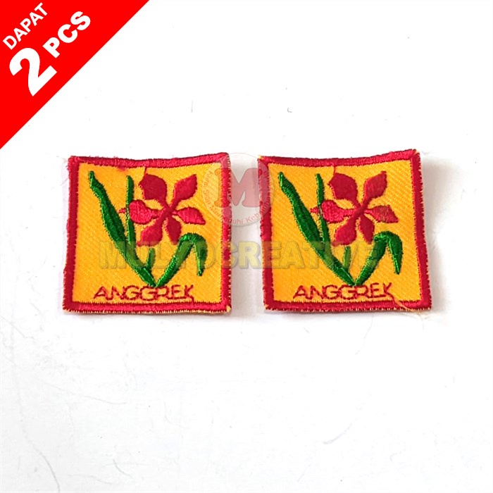 Bordir Tanda Regu Anggrek Bet Bordir Tanda Regu Pramuka