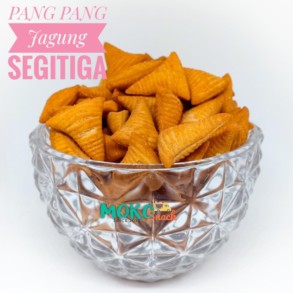 

Snack Cemilan Jagung Segitiga / Pang Pang 1 Kilo