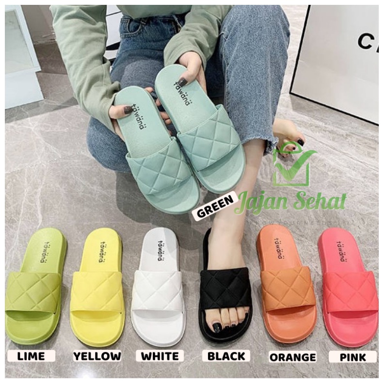 Sandal Tawana Slip On 188 Sendal Selop Real Stock