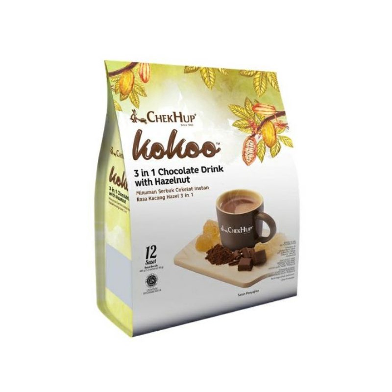 

Chek Hup Kokoo 3 in 1 Chocolate Drink Hazelnut 12 x 40 g