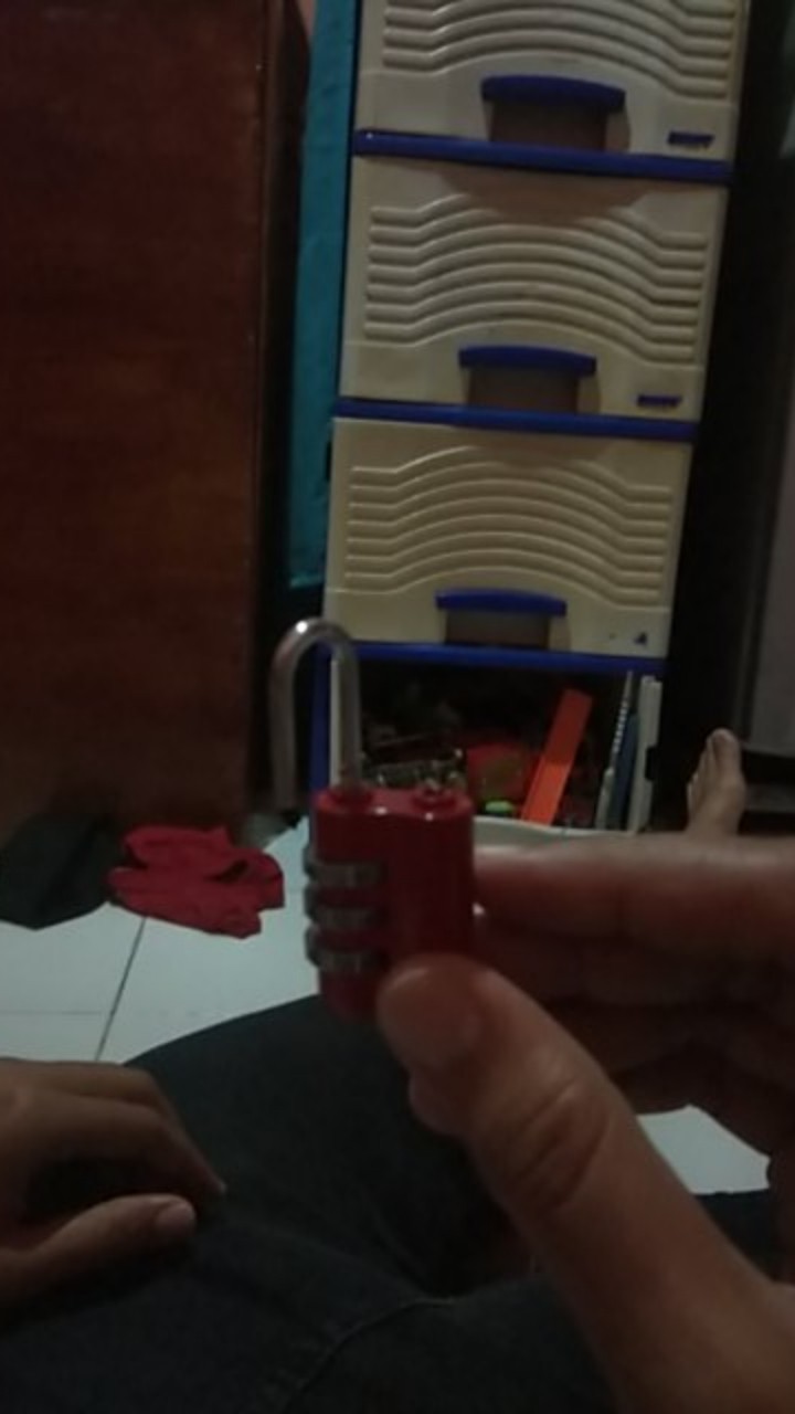 [seller Recommend] Gembok Kode Password 3 Digit Kombinasi Bahan Zinc Alloy