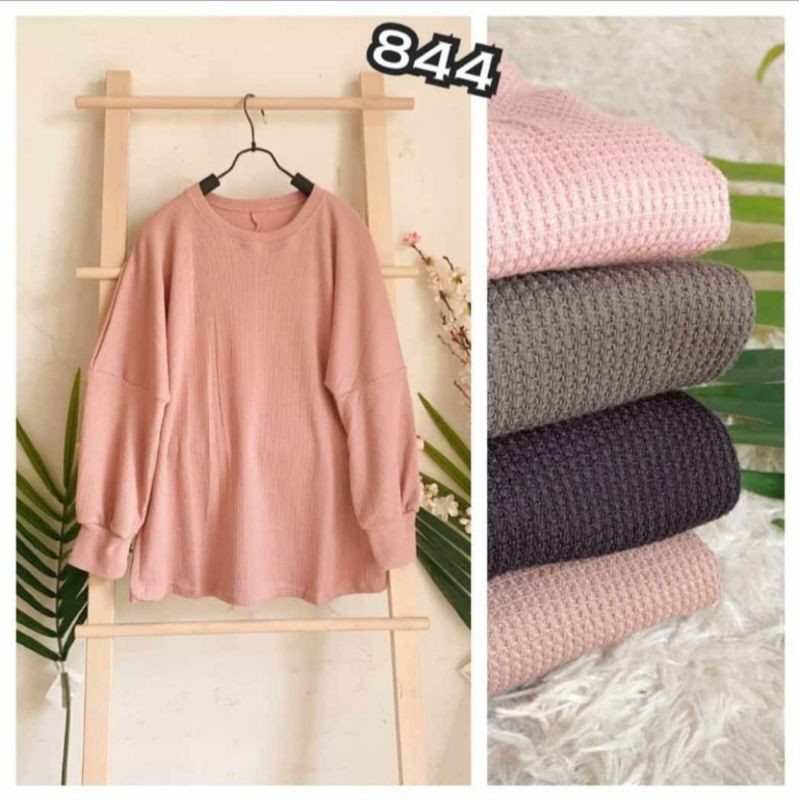 Atasan kaos rajut Jumbo