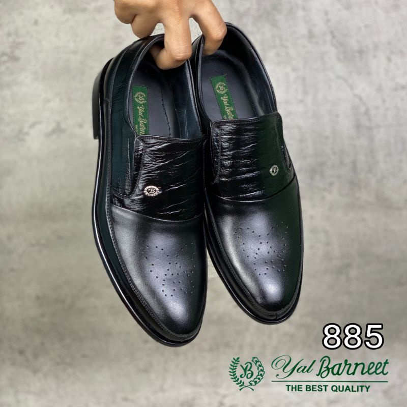 Sepatu Pantofel Pria Kulit Asli Sepatu Pantopel Kerja Resmi Sepatu Pantopel Formal Yal Barneet 885