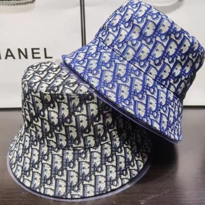 Topi Bucket Branded Fishing Hat Premium Dior Trendy Korea Unisex Ny Momentora