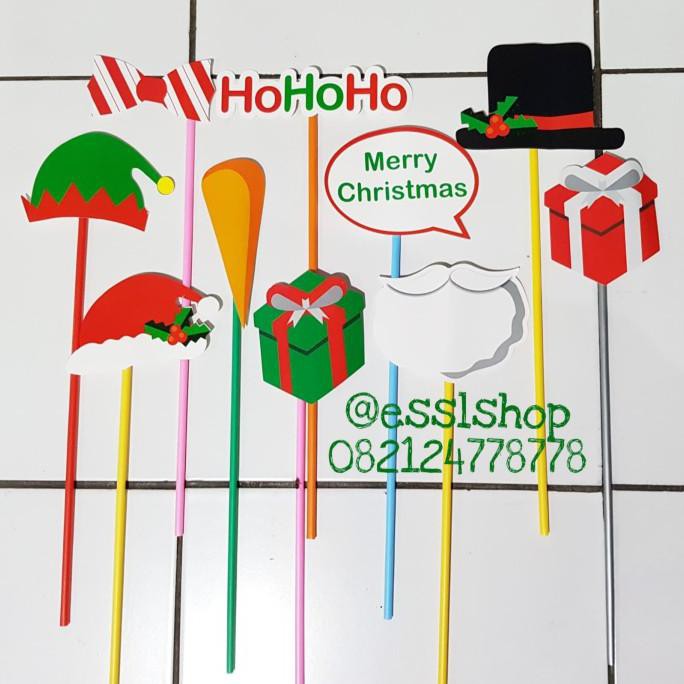 ACC Photobooth Natal/ Photo Props Xmas/ Aksesoris Foto