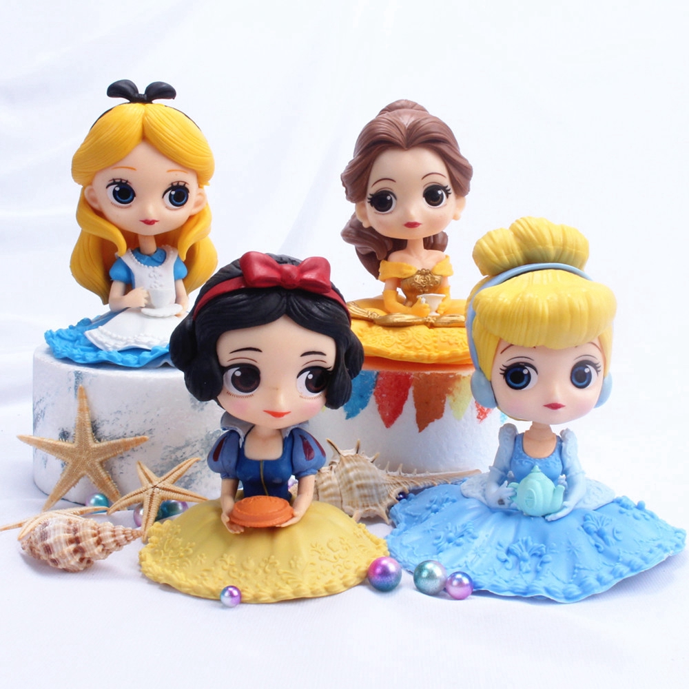 Princess Mermaid Sofia Cartoon Action Figure 6Styles  Kids Toy Doll Gift Cake Topper Decor