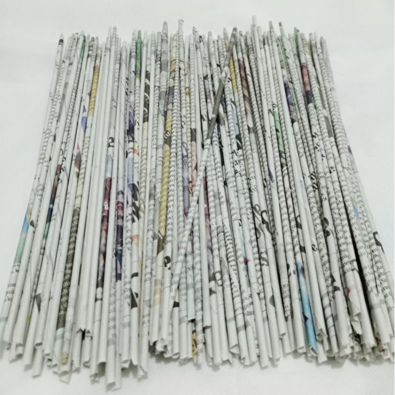 

lilitan koran 30 cm an / lintingan koran/ gulungan/ anyaman prakarya per pcs