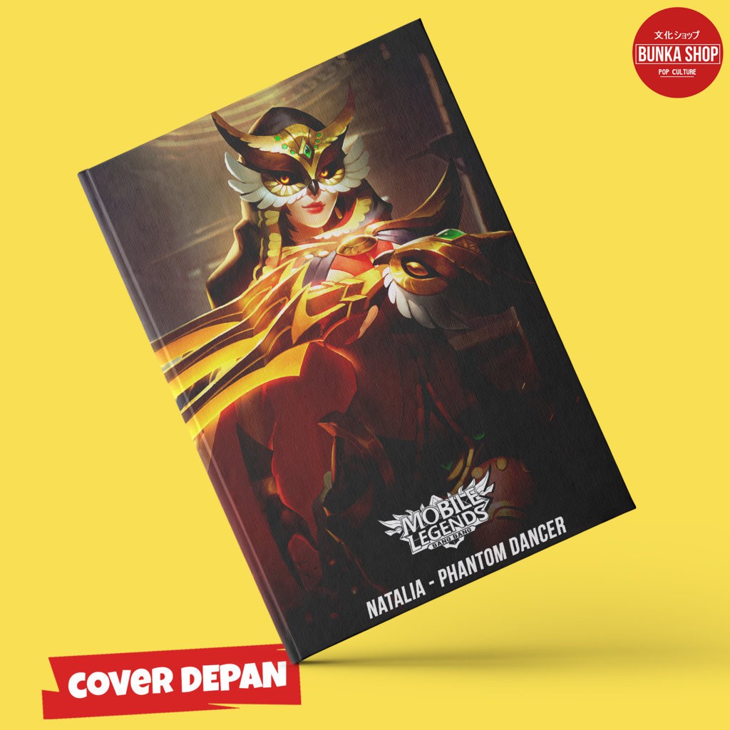 

Note Book Game Mobile Legends Natalia Phantom Dancer Hardcover A5 Buku Tulis Catatan Murah