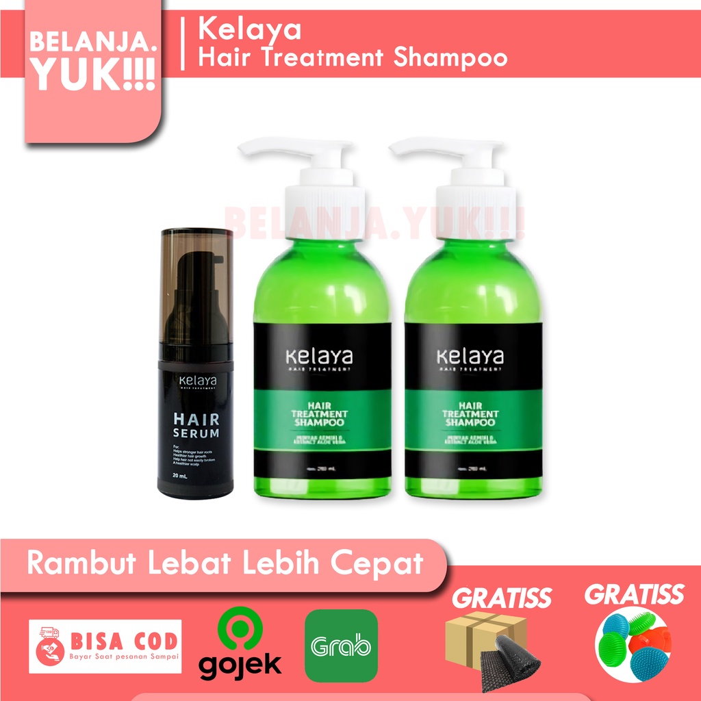 Kelaya Hair Treatment Shampoo 250ML | Perawatan Rambut Rontok Berminyak Anti Ketombe