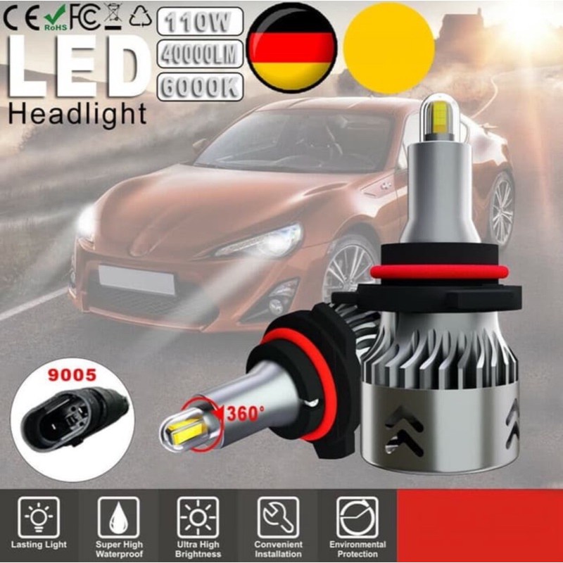 Lampu Mobil LED HB3 9005 Miniled Ultra