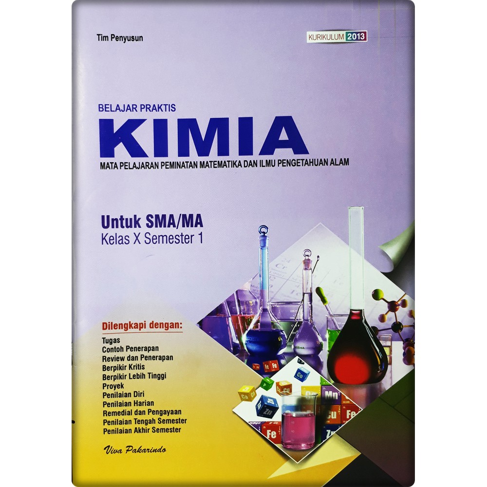 Lks Kimia Sma Ma Kelas X 10 Semester 1 Viva Pakarindo