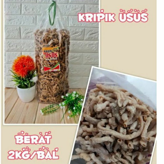 

kripik usus ayam super 1 bal 2kg/kripik usus ayam renyah,gurih,enak