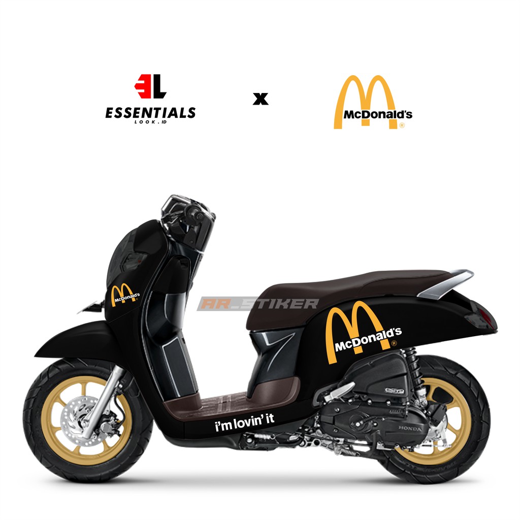 cutting sticker Scoopy fi MCD