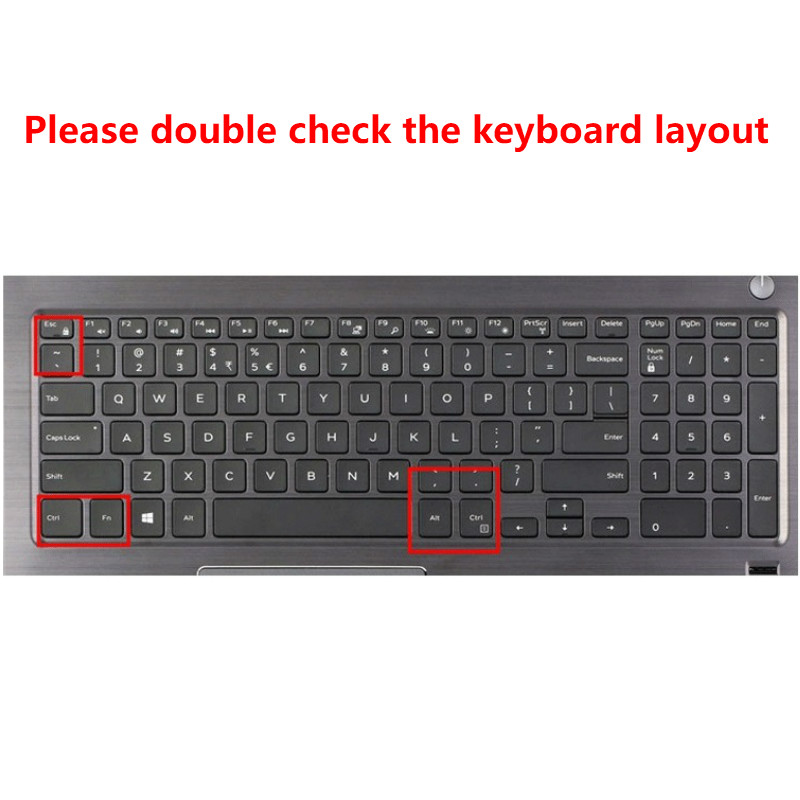 Cover Pelindung Keyboard Laptop Bahan Silikon Lembut Ultra Tipis Untuk Dell 3000 15-3568 - 1628b 15.6 Inch