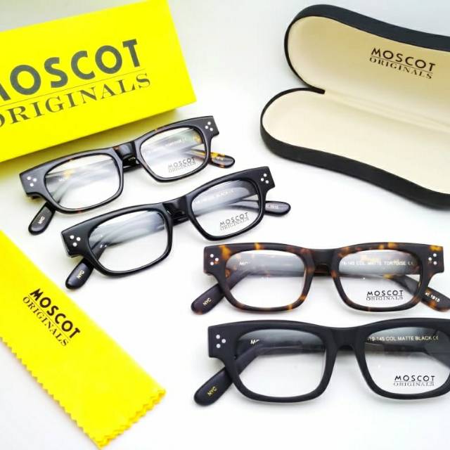 Kacamata moscot hyman paket lensa minus