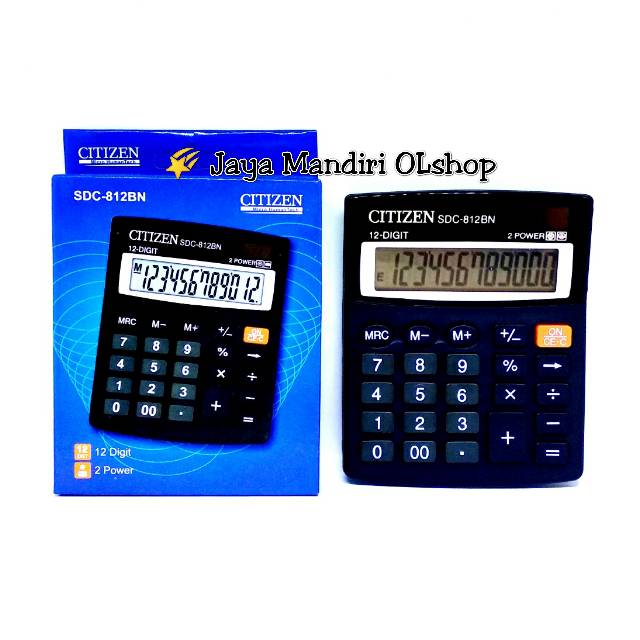 Kalkulator Citizen SDC-812BN / CT-815N 12 Digit / 2 Power / Check and Correct / Replay / SDC - 812 BN/CT -815N