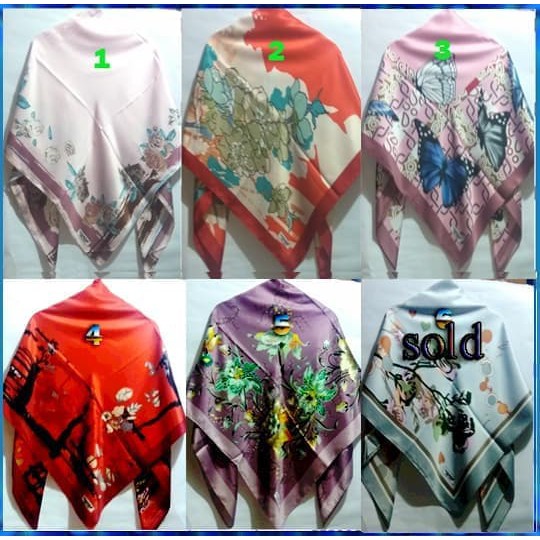 Jilbab Segiempat motif/Jilbab Umama Satin Velvet/Jilbab Satin Velvet01