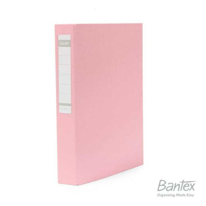 

Bantex Photocard Album A4 2 Ring Binder Sleeve Pocket Pink 8222P74