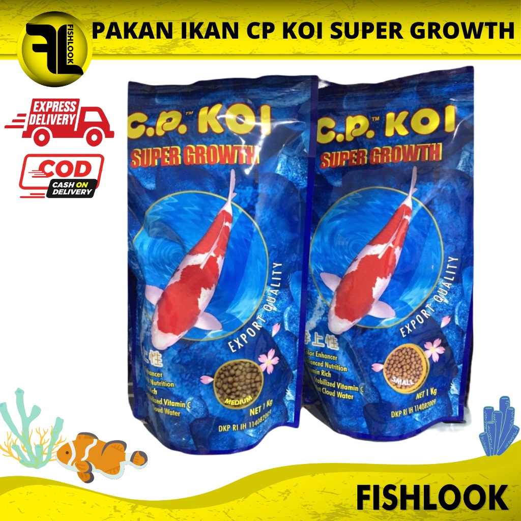 Makanan Ikan Pakan Ikan Koi CP KOI Super Growth CPKOI