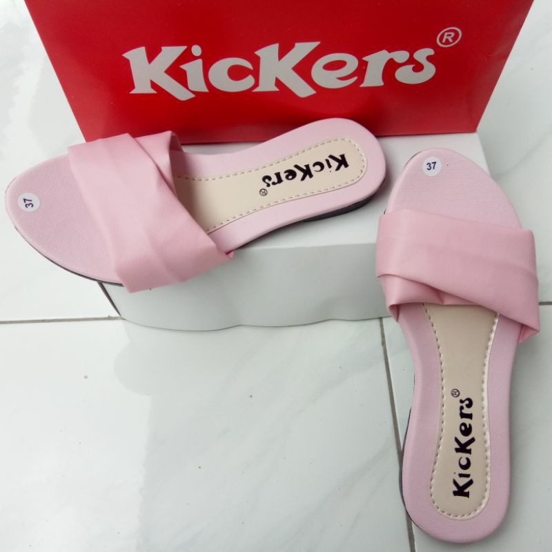 KICKERS SANDAL WANITA Slop Pinky MS.32