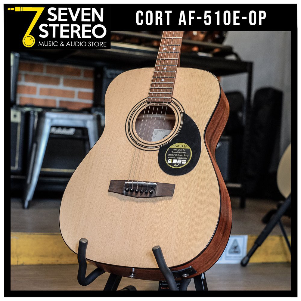 Cort AF510E OP Acoustic Electric Guitar