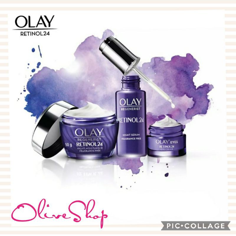 OliveShop ❤ Olay Regenerist Retinol 24 Night Eye Cream Serum