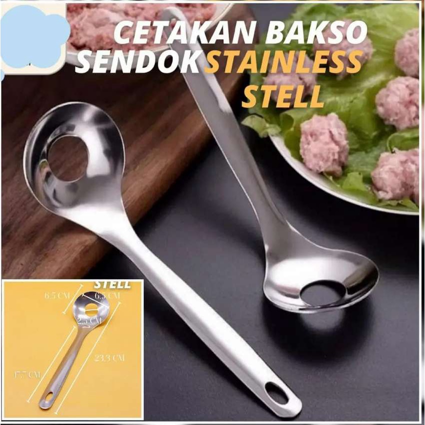 ALAT CETAKAN BASO STAINLESS ANTI LENGKET MEATBALL MAKER