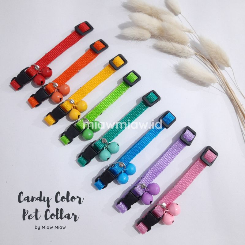 Kalung Kucing Double Lonceng 14mm by Miaw Miaw