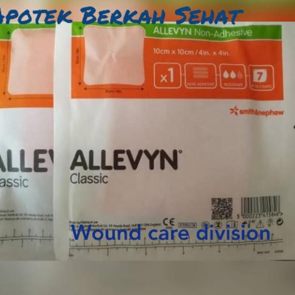 

K23V Allevyn non adhesive ukuran 10x10 CM PER LEMBAR !!