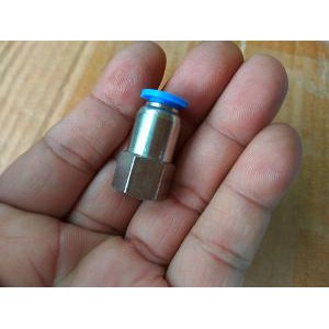 Nepel Female 1/8" Untuk Selang PU 6mm Pen Brush Air Brush Spray Gun