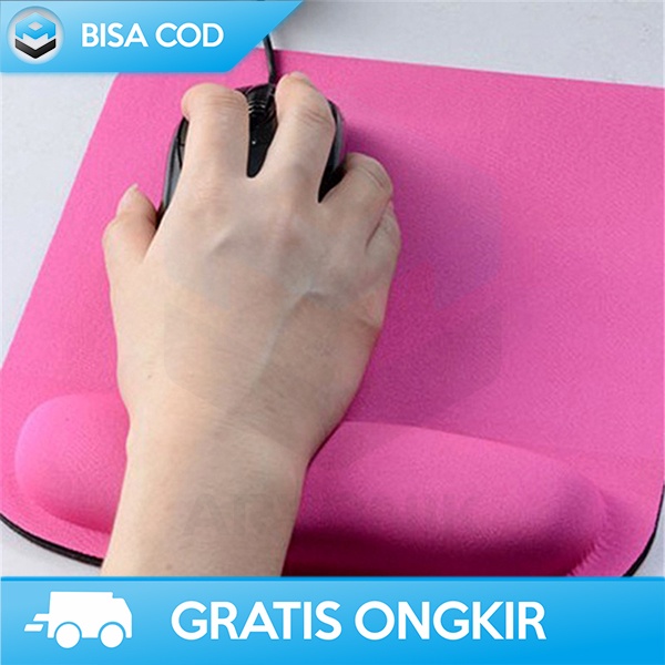 MOUSEPAD SOFT SQUARE GEL ANTI SLIP WRIST REST LYCRA MP24 BY NEOSTAR