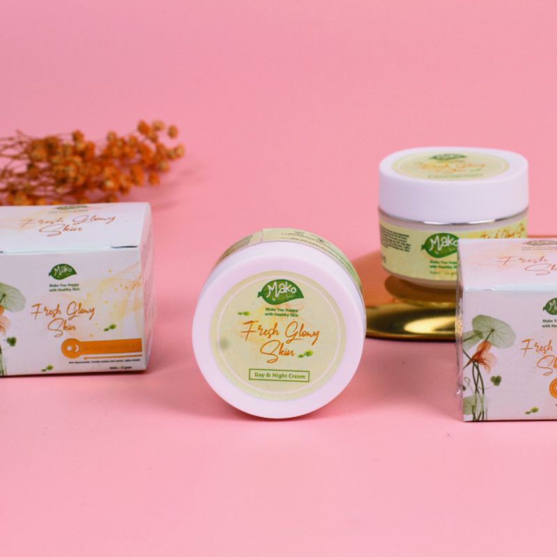 FRESH GLOWY SKIN DAY AND NIGHT - MAKO BY SERIS BPOM, MAKO BY SERIES CREM, CREAM MAKO BY SERIES
