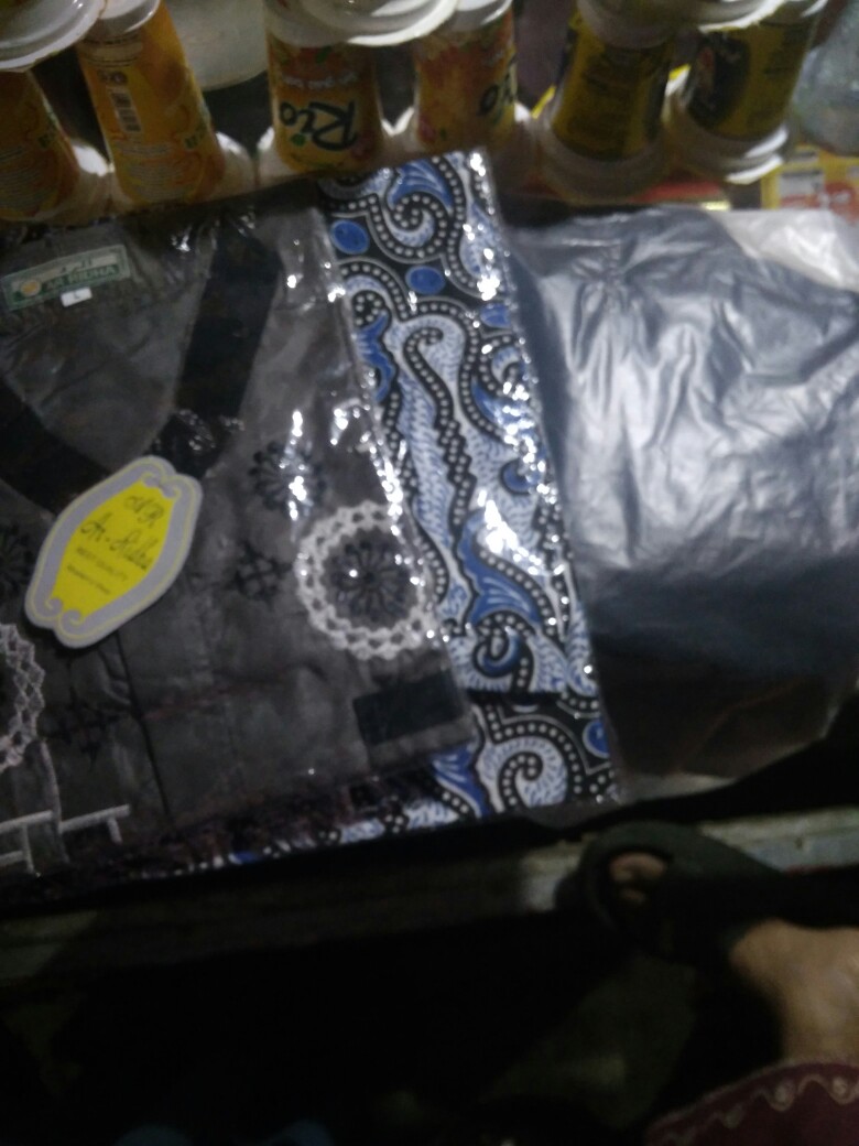 Trolistore Grosir Kemeja Batik Pria Cowok Terlaris Motif Segangsal Harga Murah Biru Merah Hijau