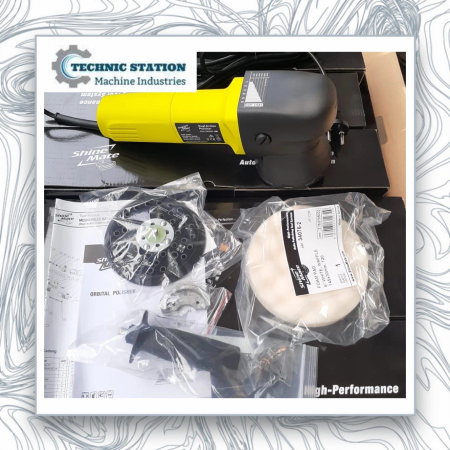 SHINEMATE POLES DUAL ACTION ERO600 G1+ mesin poles improved version