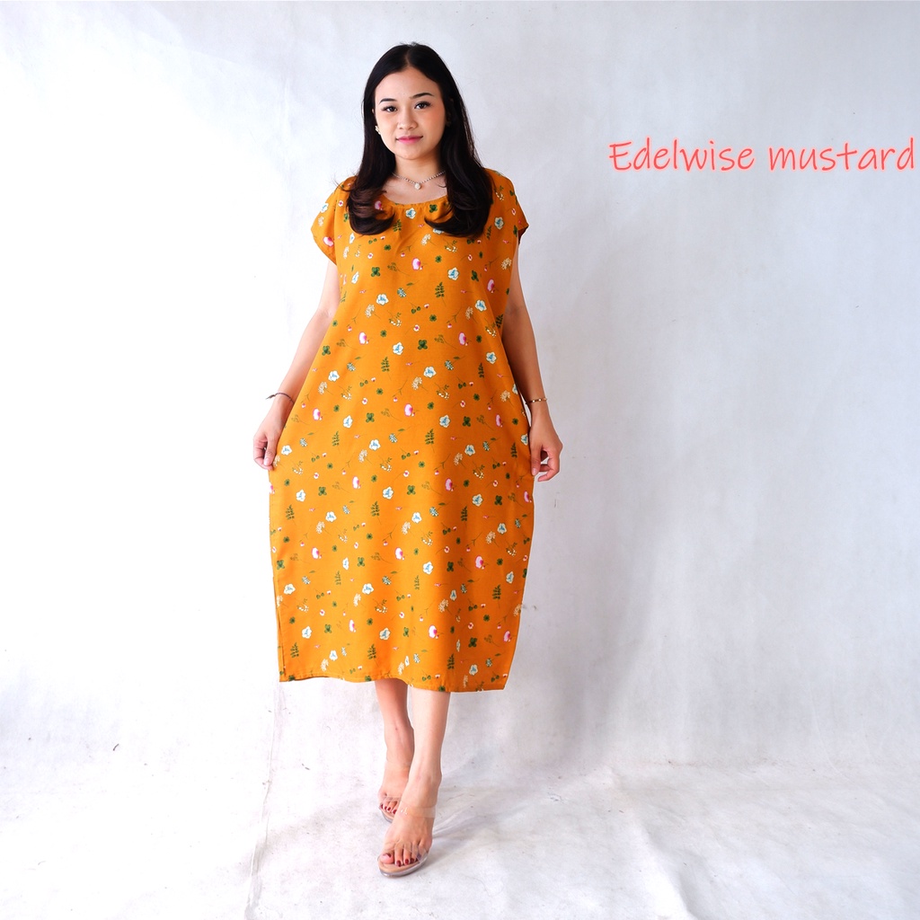 DASTER BALI NON BUSUI JUMBO XXL-XXL EDELWISE MUSTARD