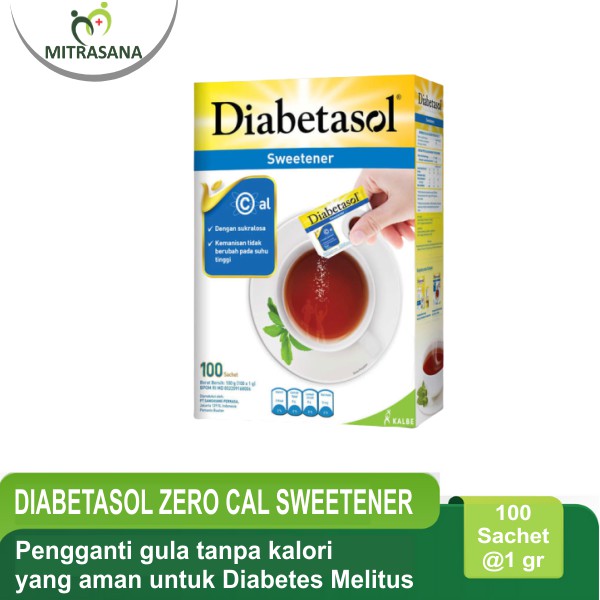 

Diabetasol Zero Calorie Sweetener 100 x 1 gr