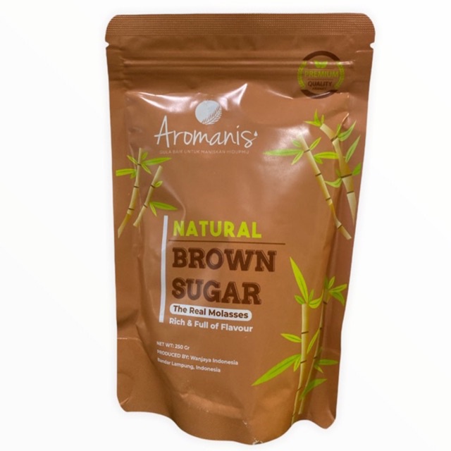Aromanis Natural Brown Sugar 250gr