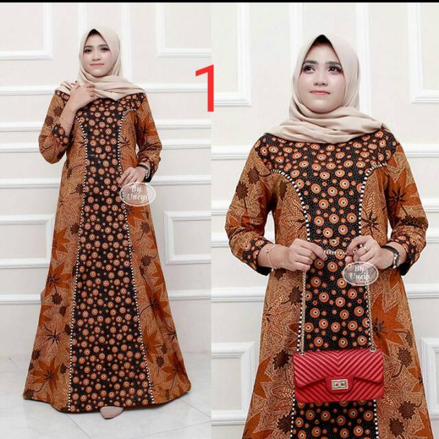 TERLARISBATIK GAMIS BATIK KATUN KOMBINASI